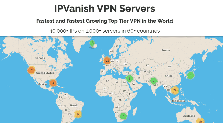 ipvanish servers